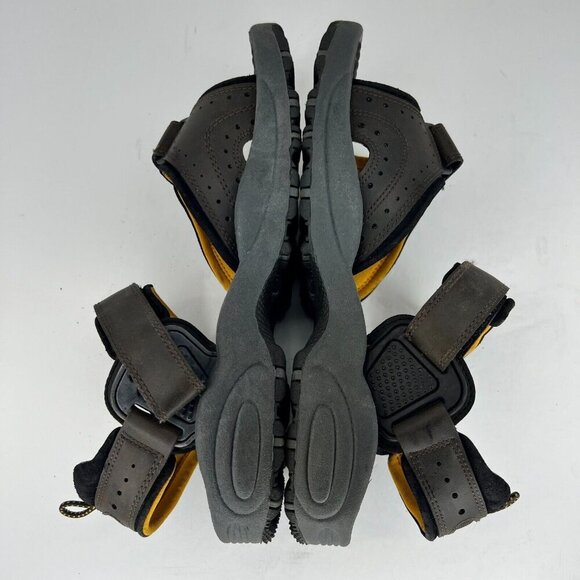 Nunn Bush Mens Gray Dual Comfort Adjustable Upper Straps Size 10M Sandals main image 4